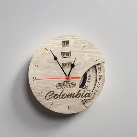 Reloj Calendario Infinito -  Resinado